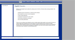 Desktop Screenshot of gigabitcourier.com